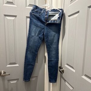Loft button fly jeans